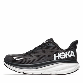 Casual Style Slip-ons Grip Firm Women's Hoka Clifton 9 - Black/White