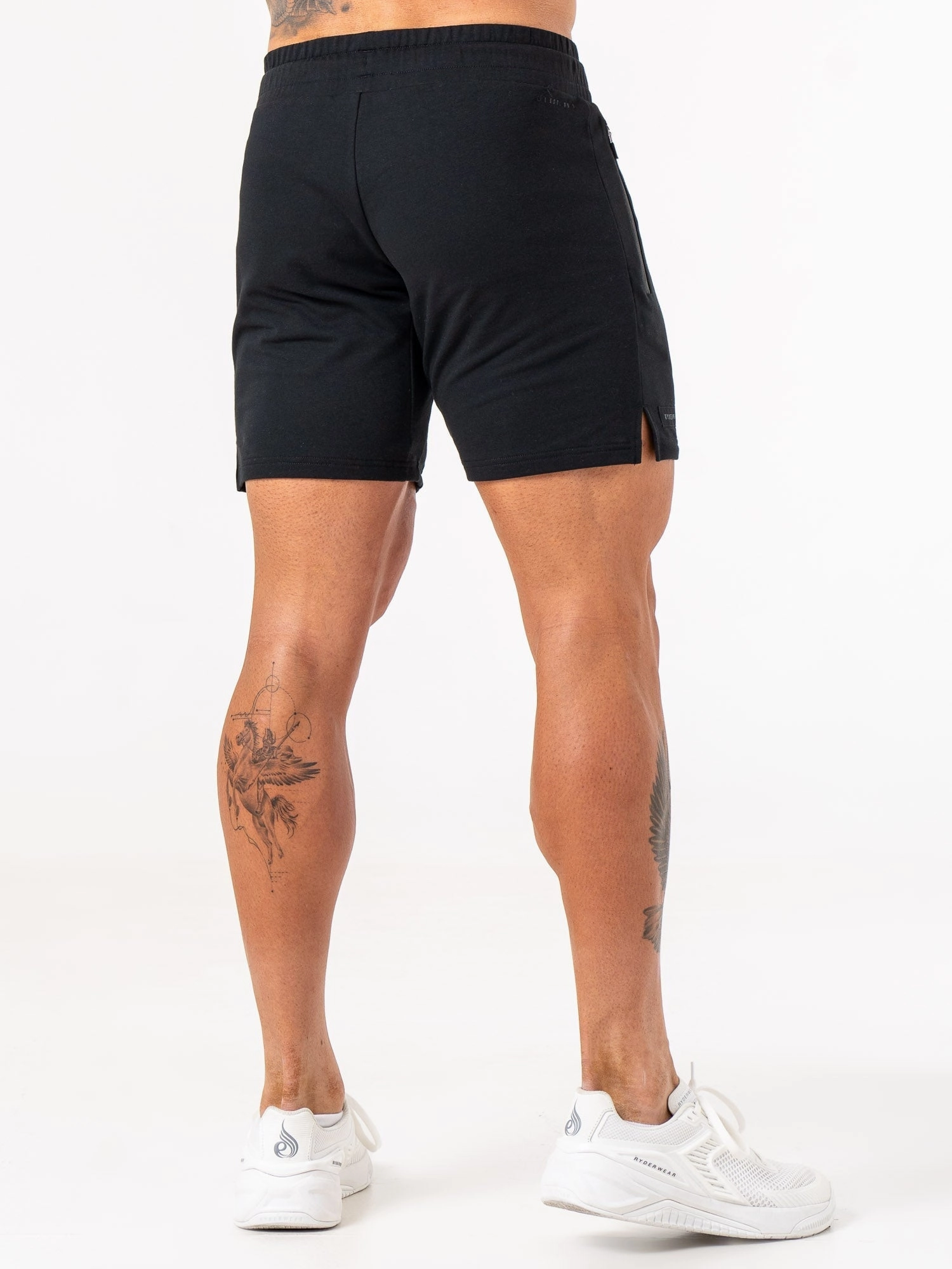 Comfy Waistband Endurance Track Shorts - Black