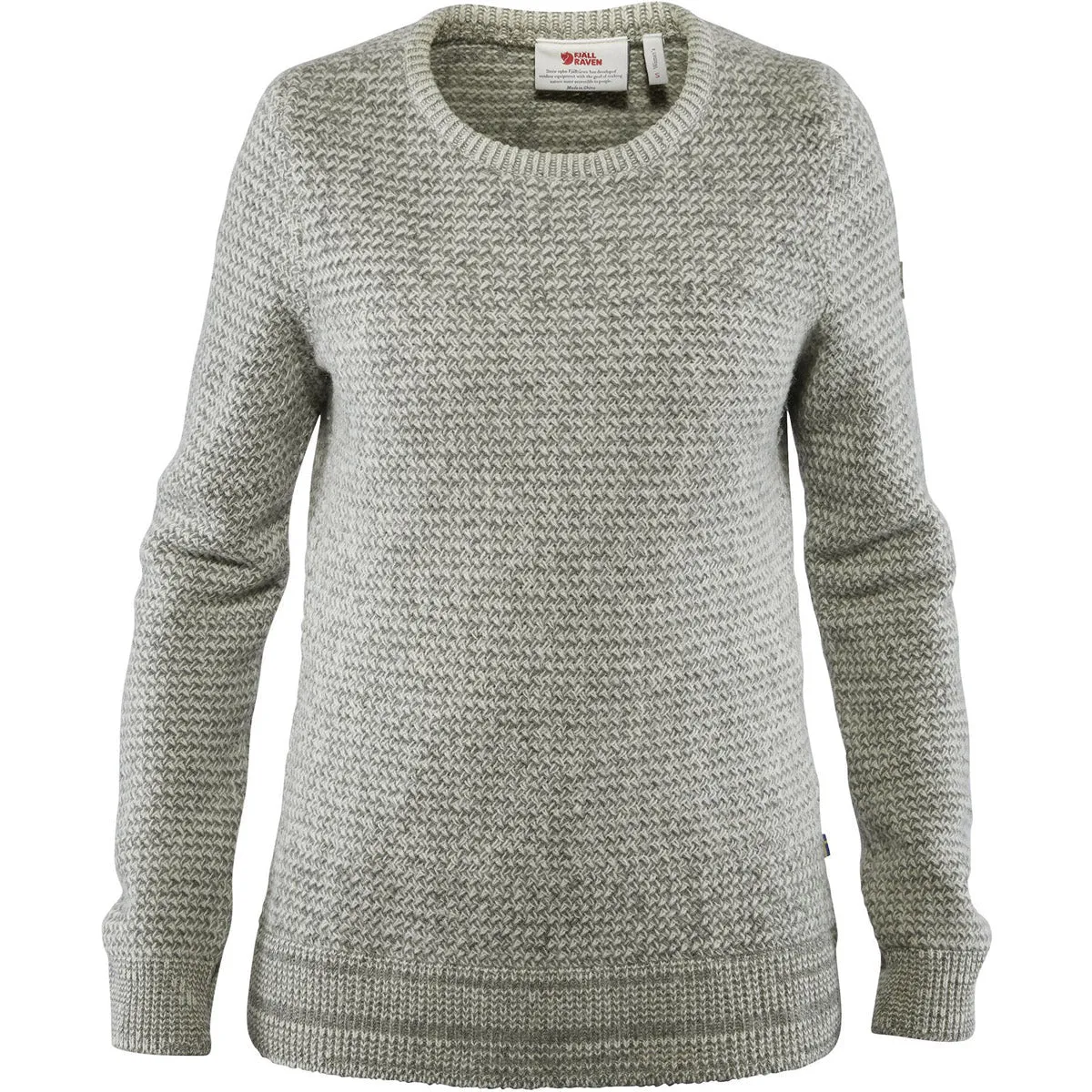 RecycledBlend Classic Crew Neck Women's Ovik Structure Sweater