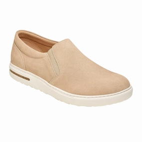 Tokyo Trend Even Guard Birkenstock Oswego Narrow Slip On Sneaker (Women) - Sandcastle Suede