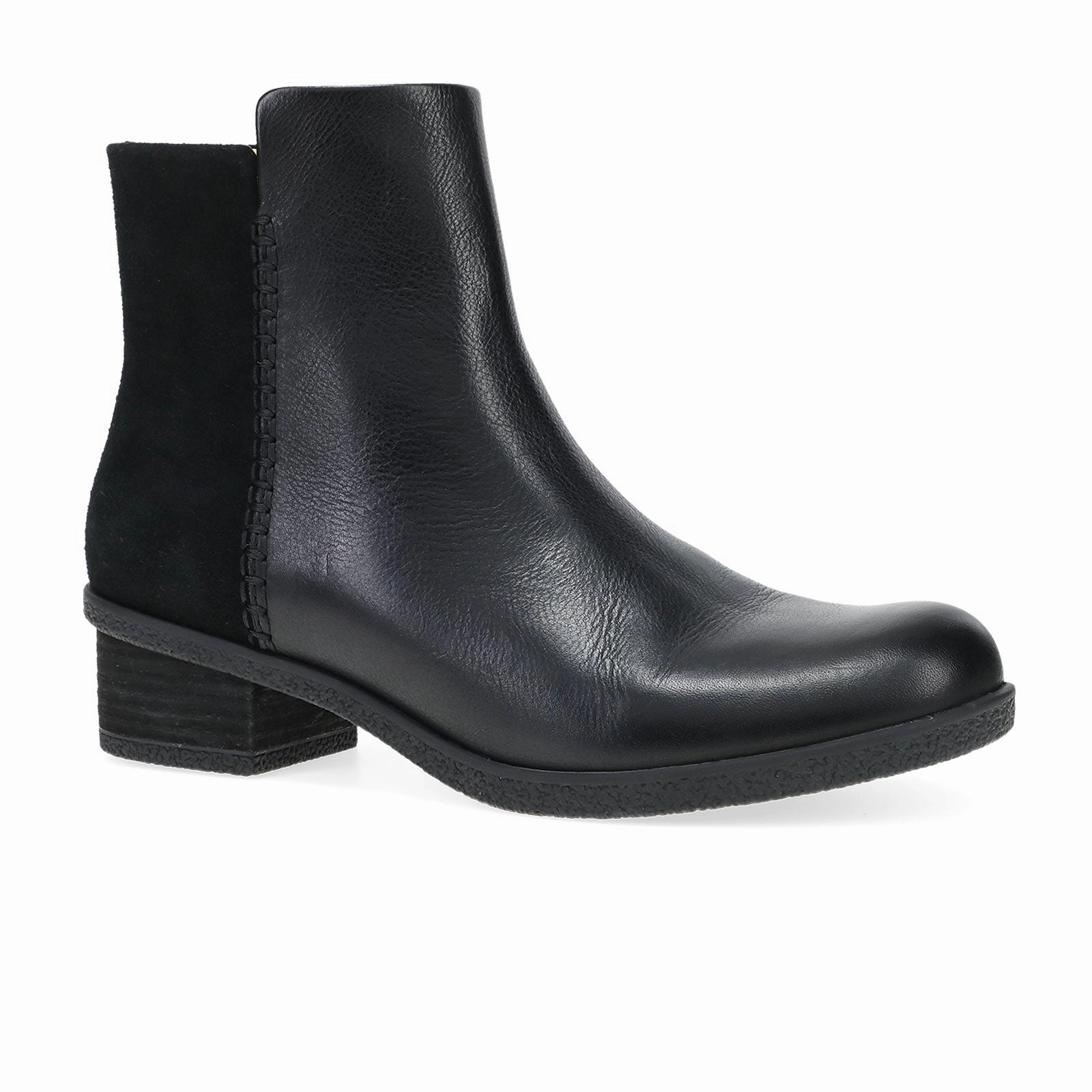 Steady walk Dansko Denay Ankle Boot (Women) - Black Waterproof Milled