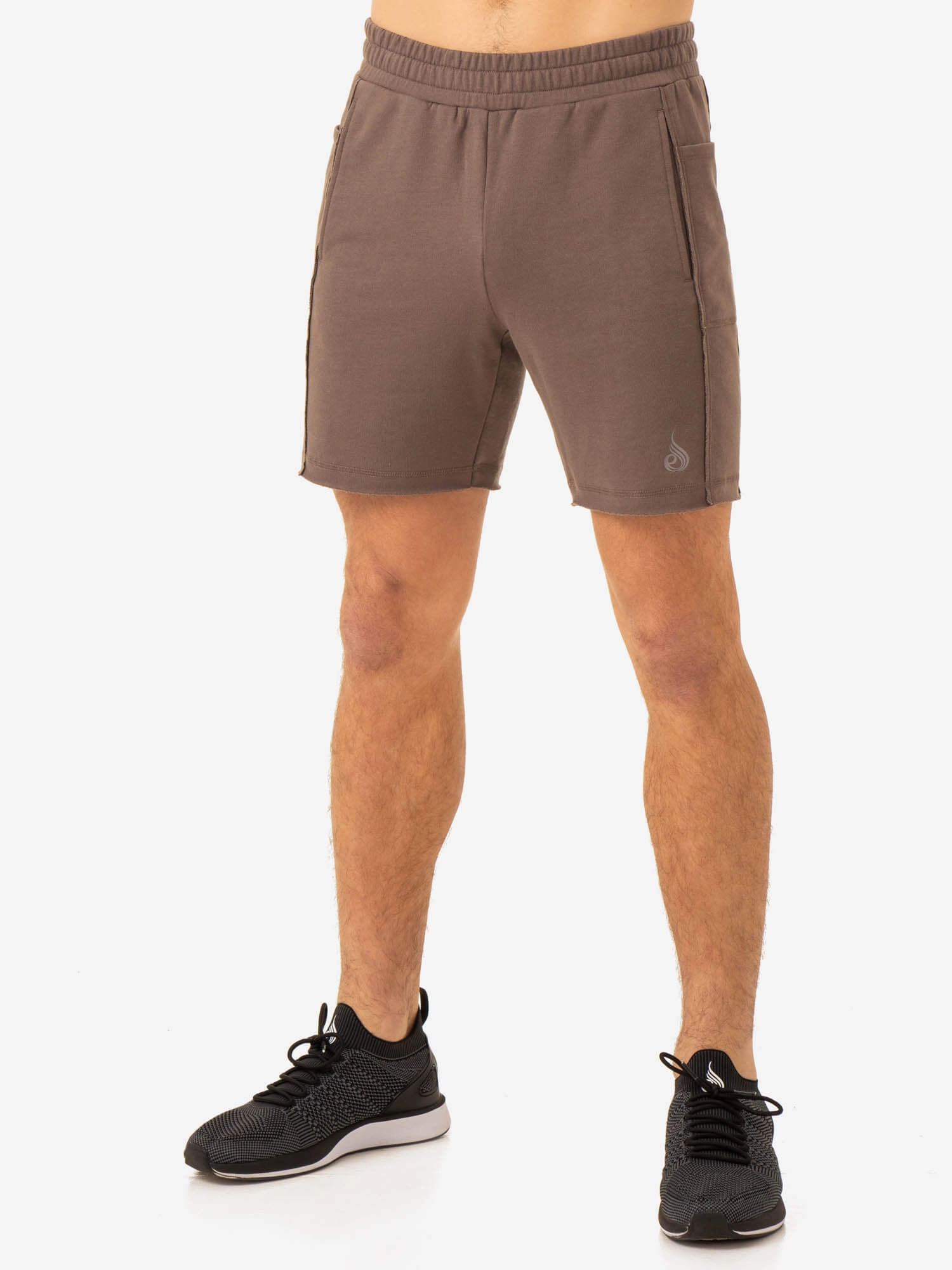 Pursuit Track Shorts - Taupe Flexible Layer Fitness Enthusiast