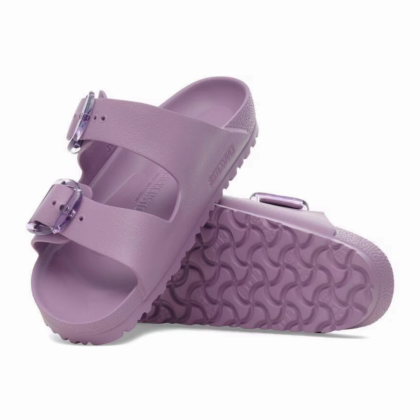 RubberOutsole Birkenstock Arizona Big Buckle EVA Slide Sandal (Women) - Mauve