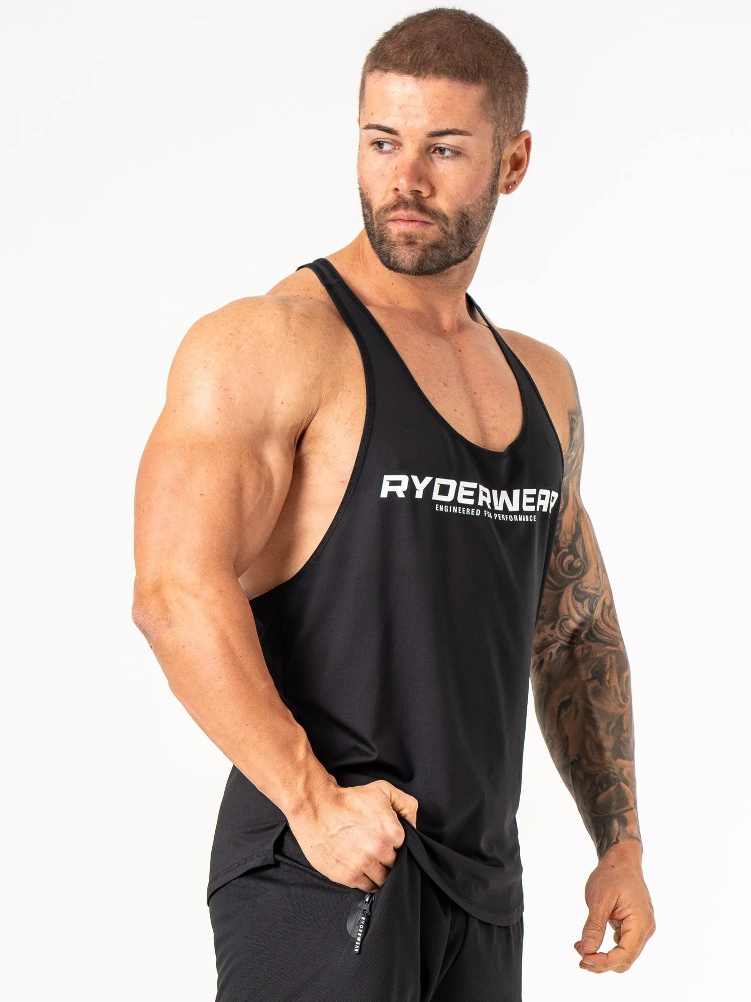 Relaxed fit style offensive role Energy Stringer - Black