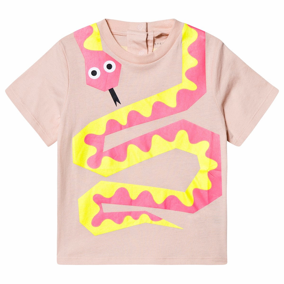 STELLA McCARTNEY Girl Snake Tee - Pink Mermaid dresses for kids