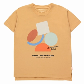 TINYCOTTONS Kids PERFECT PROPORTIONS TEE in Almond Convenient