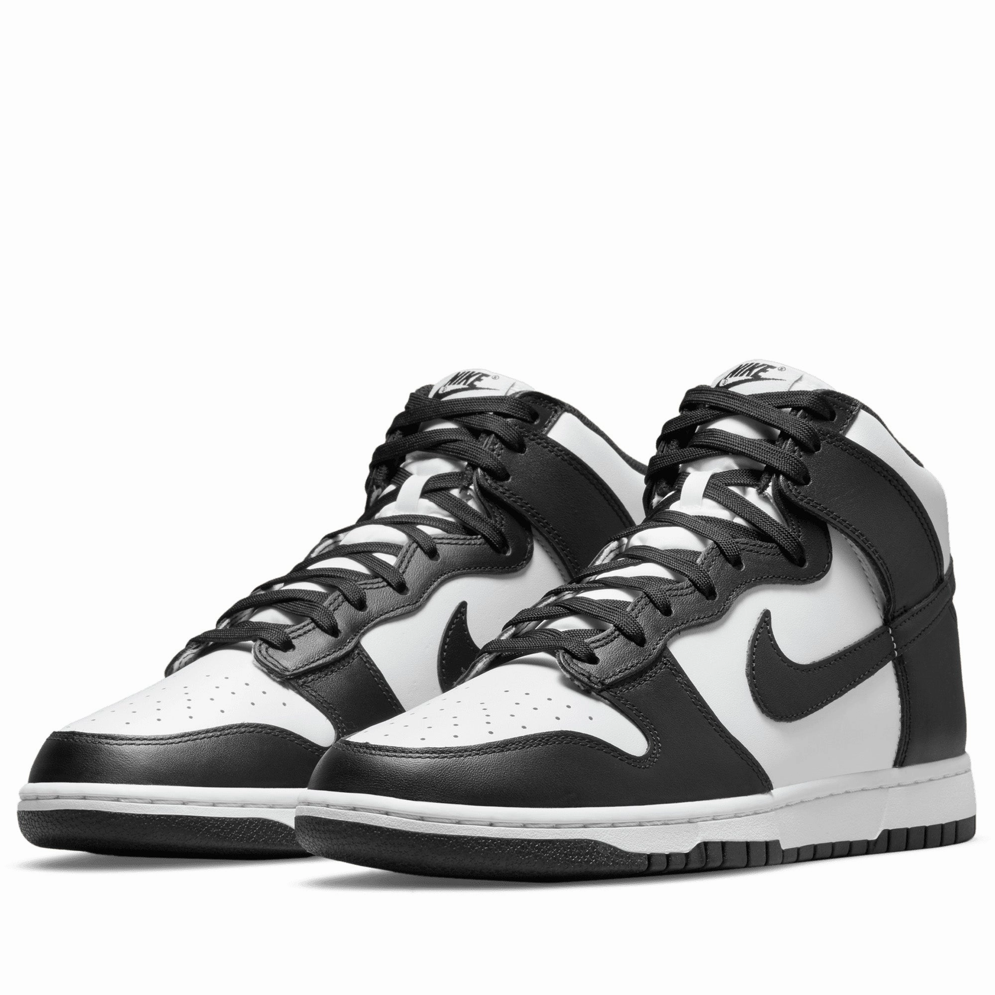 Nike Dunk High Retro - White/Black/Total Orange Street Way Natural motion