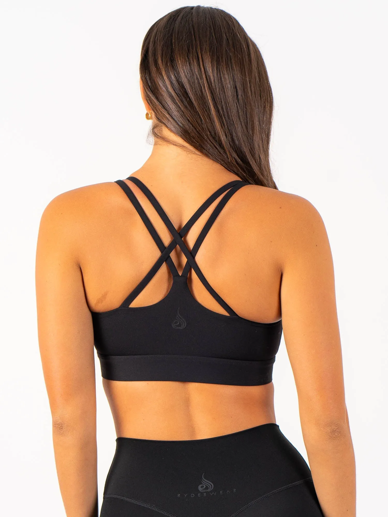 NKD Align Sports Bra - Black Comfortable Closure
