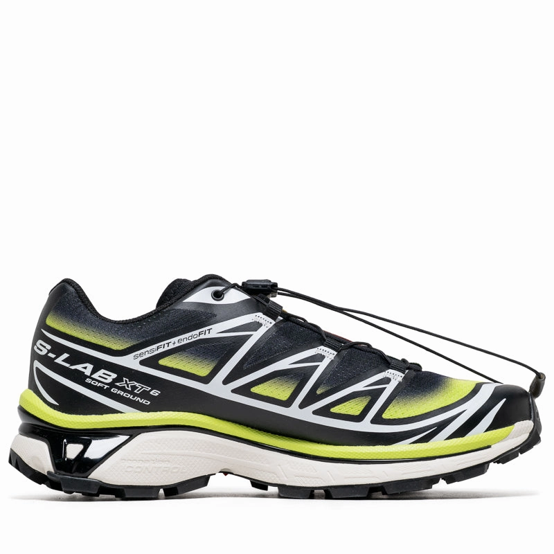 Elegant Casual Shoes Salomon XT-6 Skyline - Black/Sharp Green