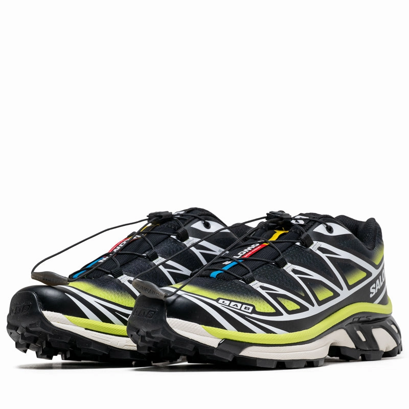 Salomon XT-6 Skyline - Black/Sharp Green Street Style Casual Fit