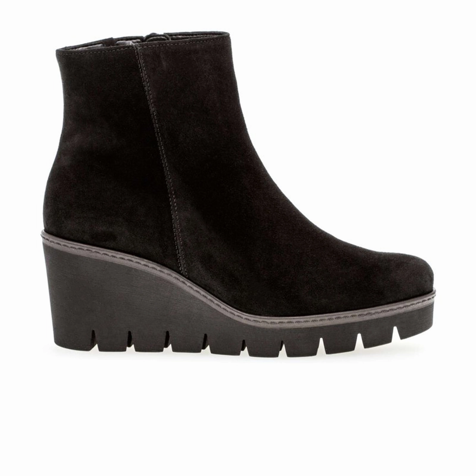 Gabor 780 Wedge Boot (Women) - Schwarz Dreamvelour Foot Power