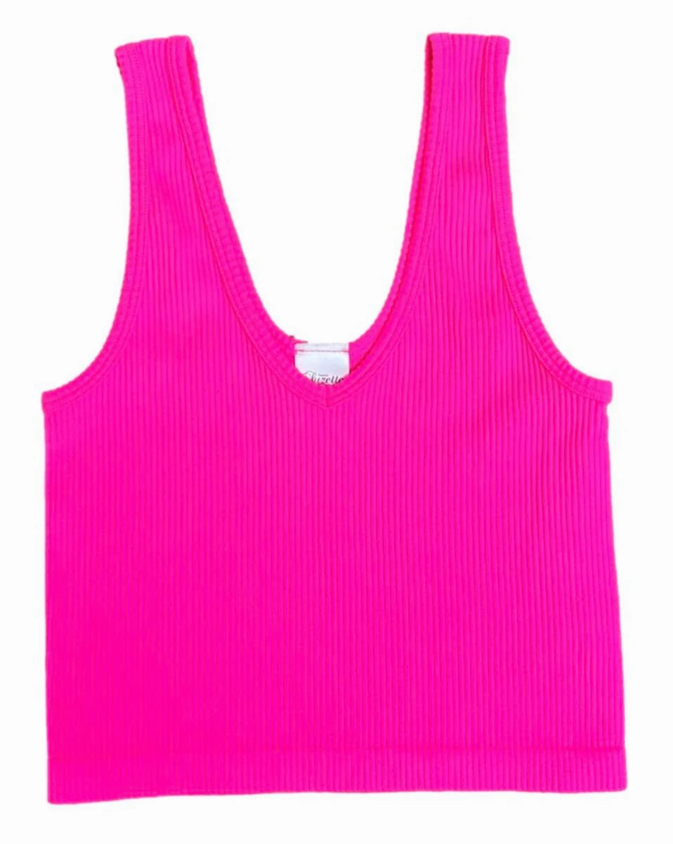 Slim - fit Suzette Tween Seamless Brami-Neon Pink