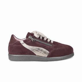 Swirl: Plum Suede Classic Base Shock Comfort