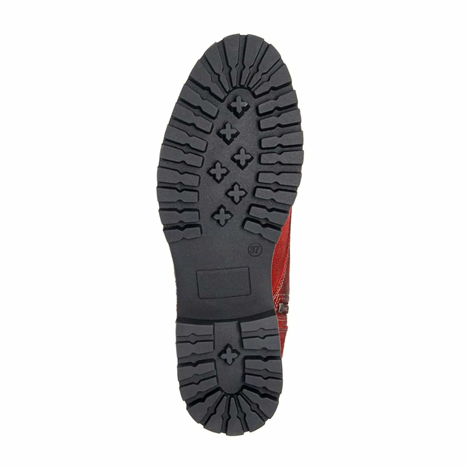 Sleek Comfort Routine Ready Taos Main Street Lace Up Mid Boot (Women) - Garnet Rugged Leather