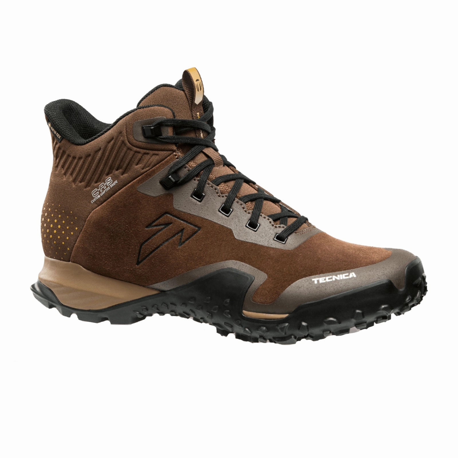 Cool Stride Tecnica Magma Mid GTX Hiking Shoe (Men) - Dark Savana/My Fieno