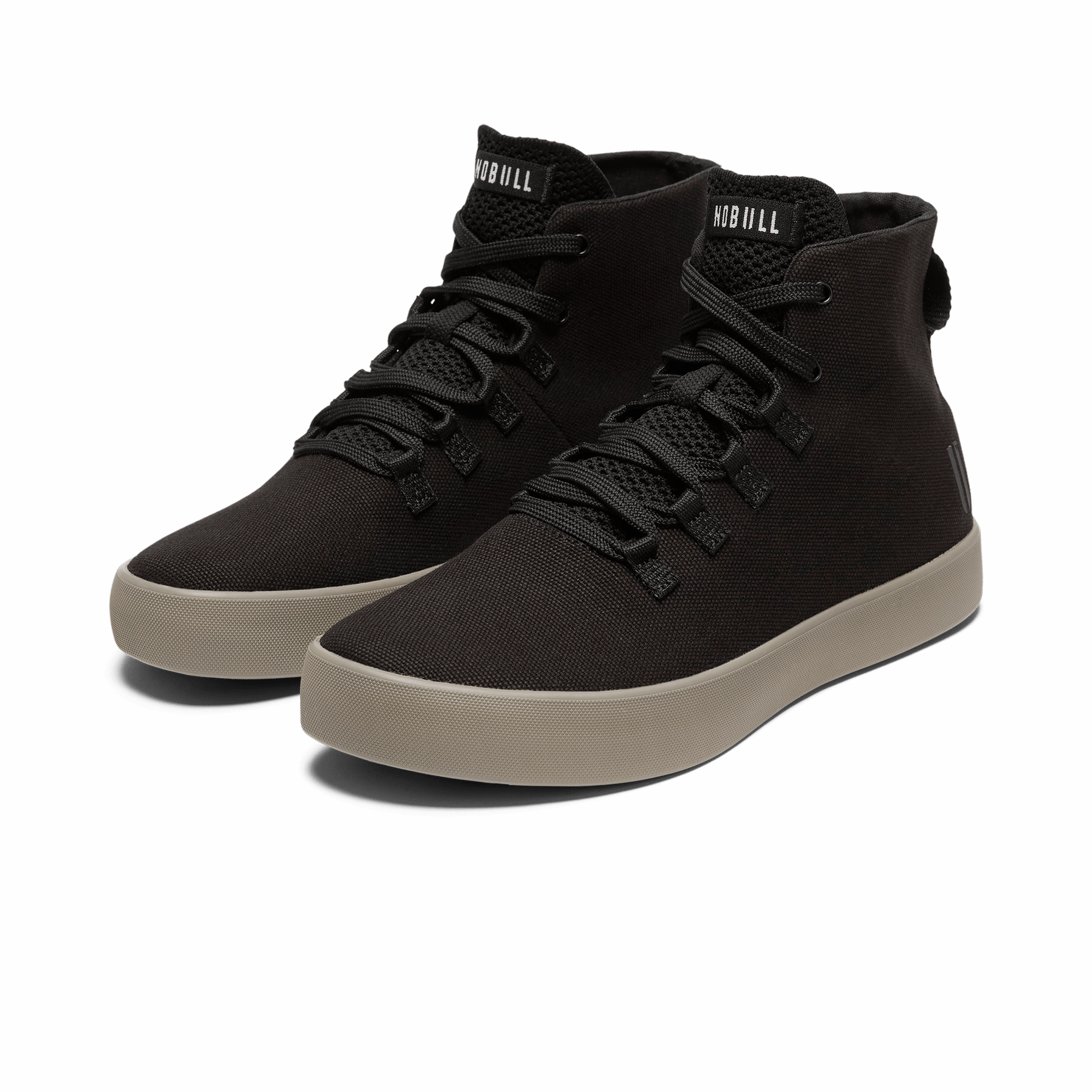 Women's Recs Canvas High-Top Ultra-soft piece Block Heel