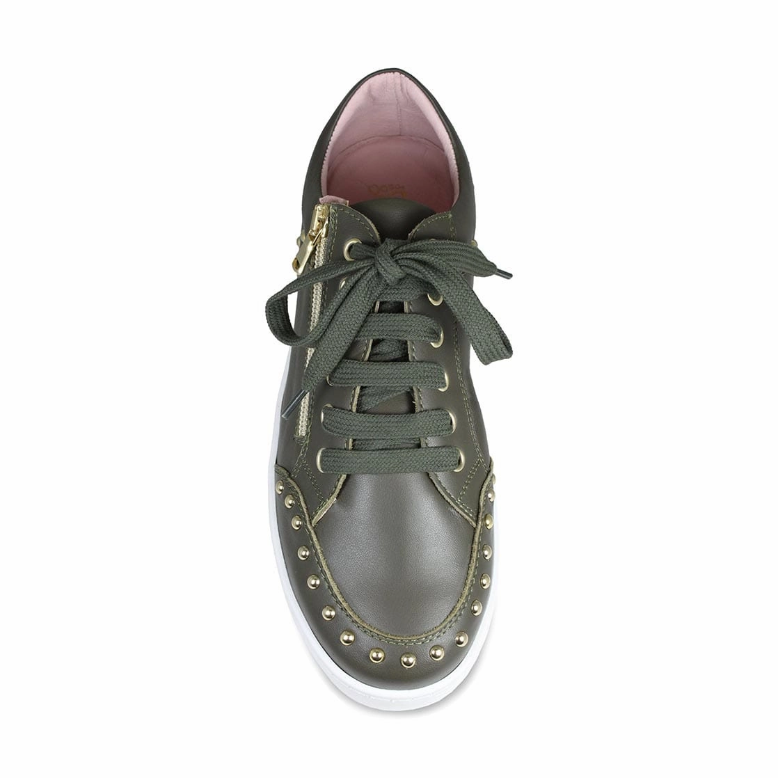 Haven: Olive Leather Motion Friendly ReinforcedHeel