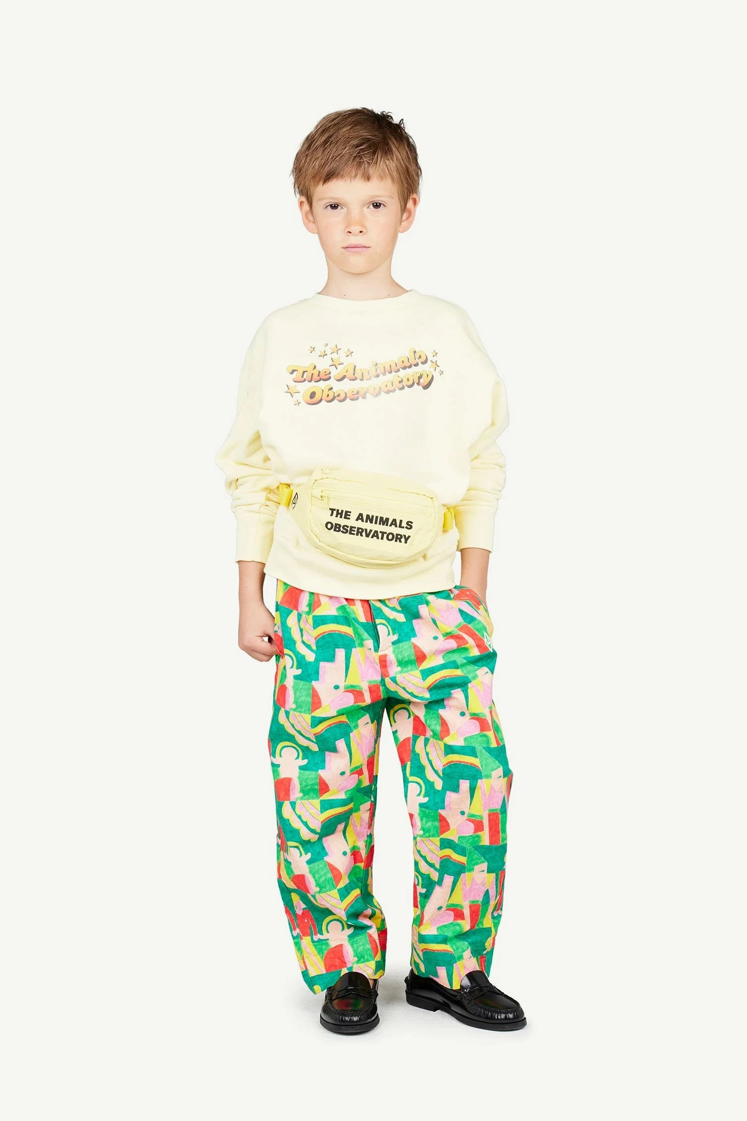 Gym clothes for children Organza THE ANIMALS OBSERVATORY Kids Soft Yellow Bear Sweatshirt