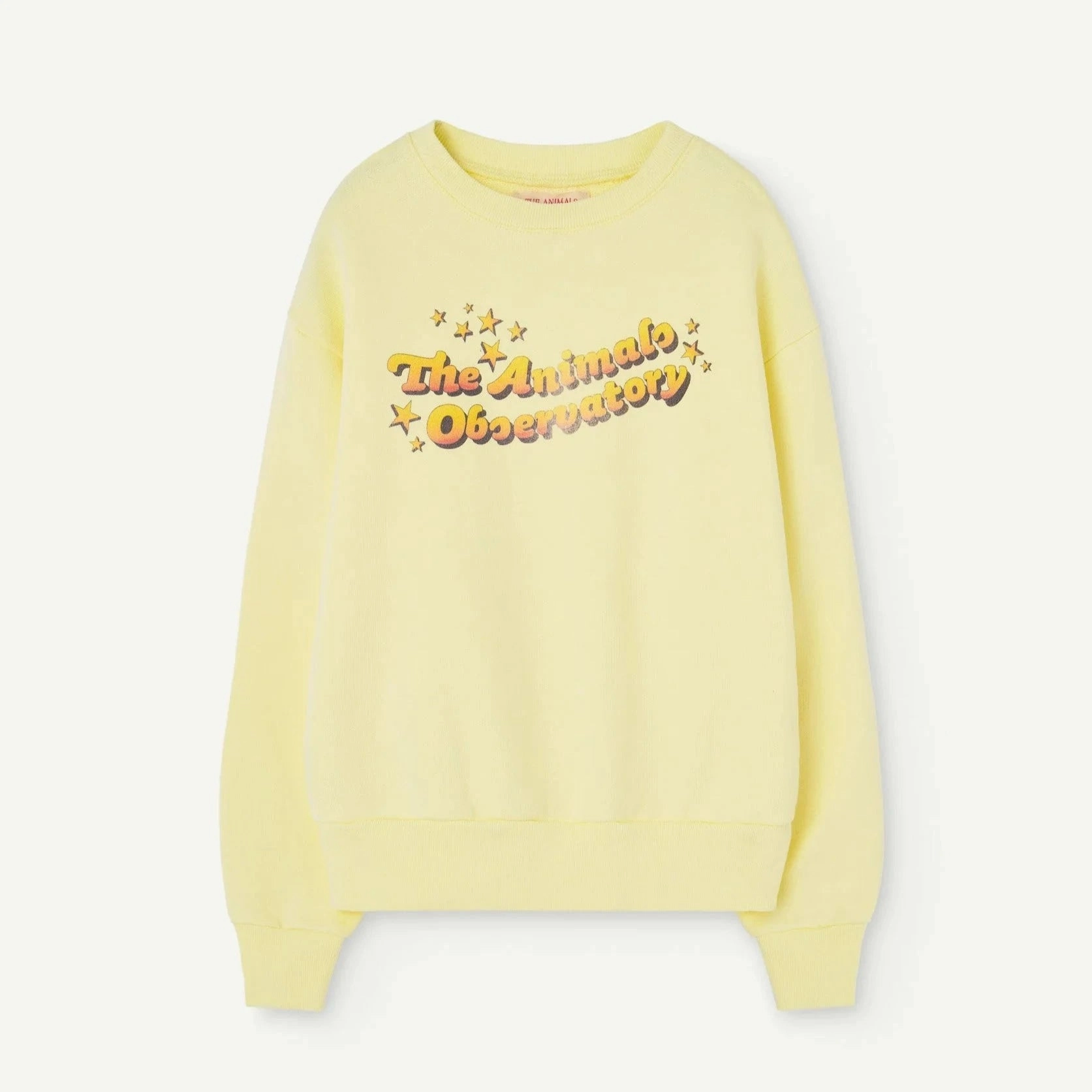 THE ANIMALS OBSERVATORY Kids Soft Yellow Bear Sweatshirt Year - Round