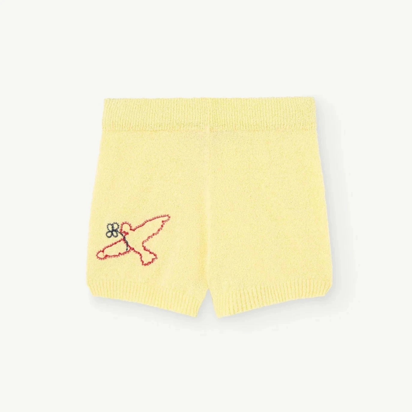 THE ANIMALS OBSERVATORY Kids Soft Yellow Opossum Shorts - 12Y Piped