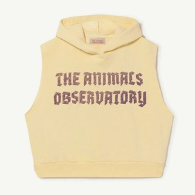 THE ANIMALS OBSERVATORY Yellow Whale Kids Sweatshirt - 4Y Soft kids' fabrics