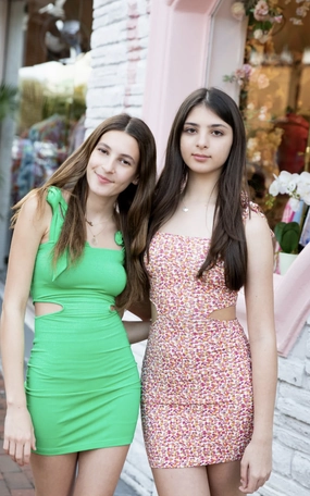 Comfort - fit The Goldie Dress - Pink Ditsy Floral