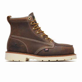 Thorogood American Heritage 6" Moc Toe Steel Toe Work Boot (Men) - Crazyhorse Air Pace