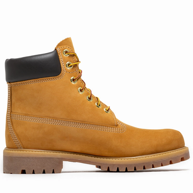 Timberland Premium 6" Lace Up Waterproof Boot - Wheat Light Path Narrow Width