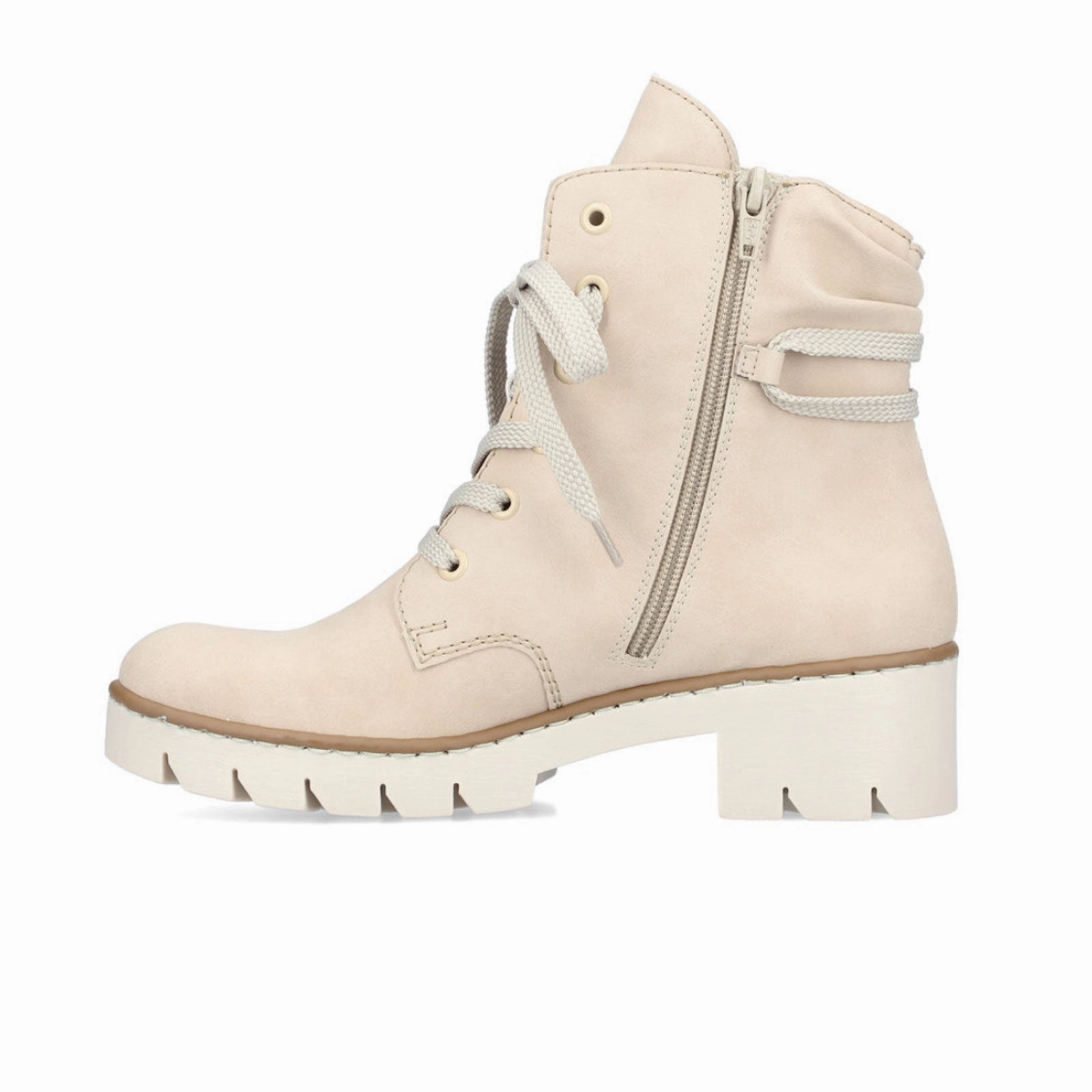 Rieker Prisca X5717-62 Mid Boot (Women) - Beige Premium Comfort Fit