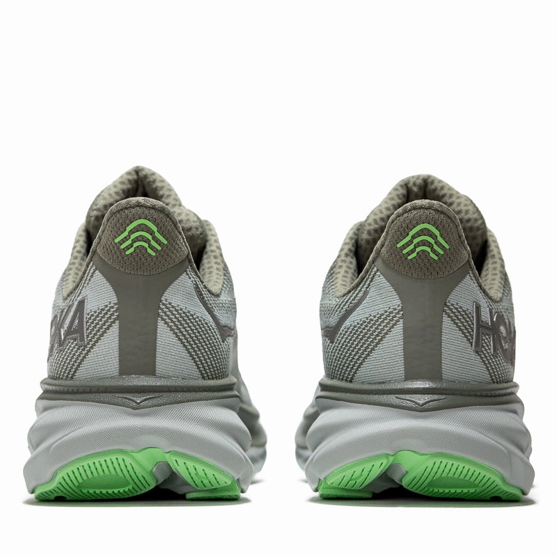 Soft Insole Shoes Women's Hoka Clifton 9 - Olive Haze/Mercury