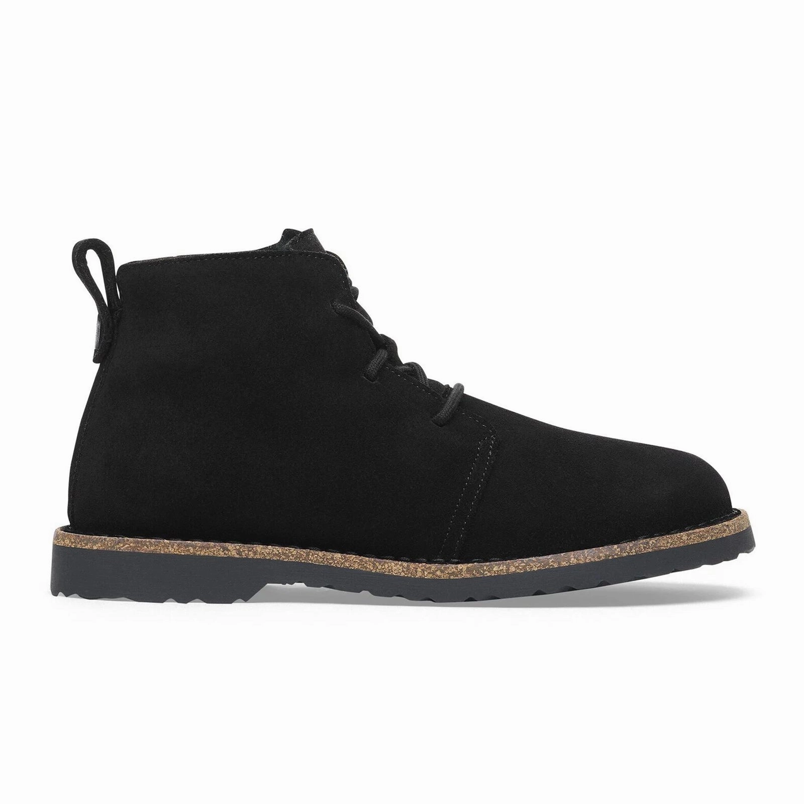 Airy Construction Birkenstock Uppsala Lace Up Mid Boot (Men) - Black Suede
