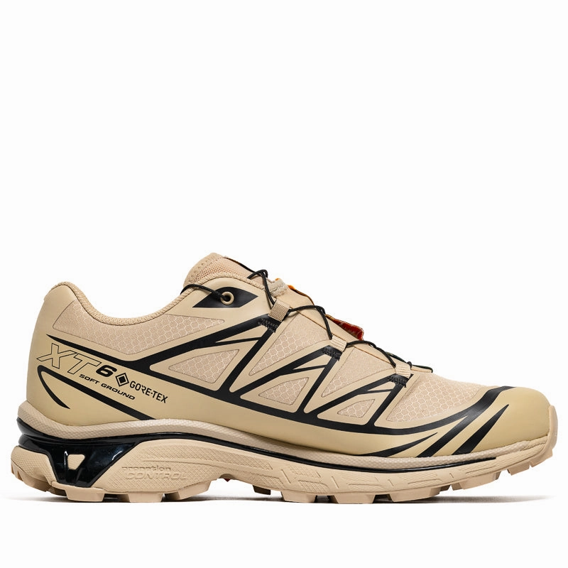 Salomon XT-6 Gore-Tex - Safari/Black Trend Path Versatile Casual Shoes