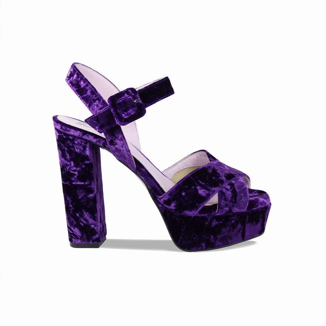 Remy: Purple Velvet Sophisticated Edge Adjustable Straps