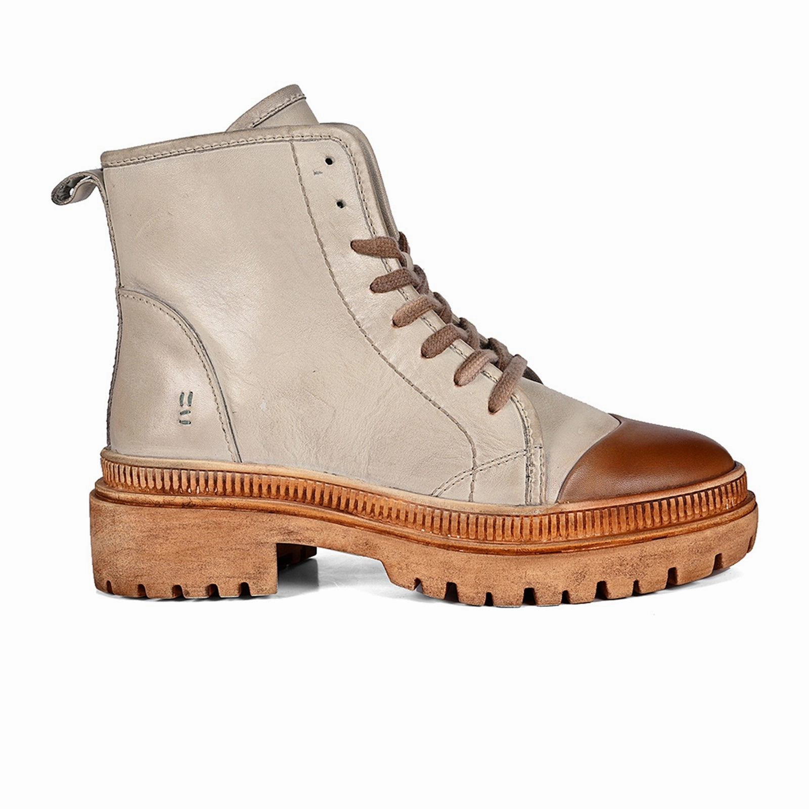 City Grip Smart Motion ROAN Kinship Lace Up Mid Boot (Women) - Almond Bone