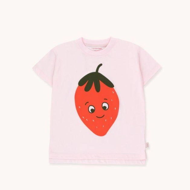 TINYCOTTONS Kids "STRAWBERRY" TEE in light pink/red 050 Popular
