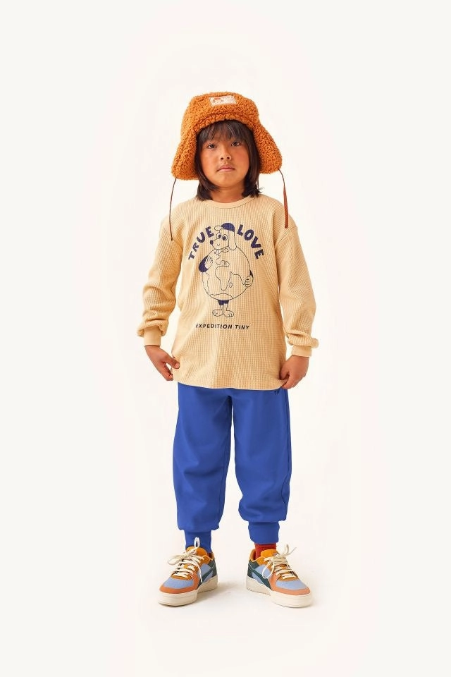 Denim items for children TINYCOTTONS Kids TINY SWEATPANT in Ultramarine 160