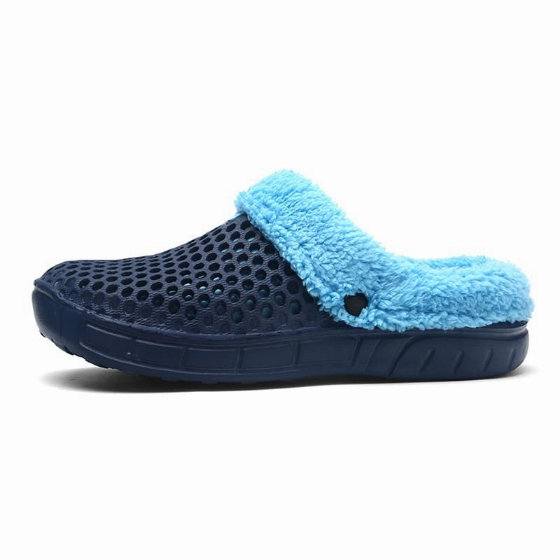 Relaxed All-day Wear Tiosebon Unisex  Outdoor Fuzzy Slippers
