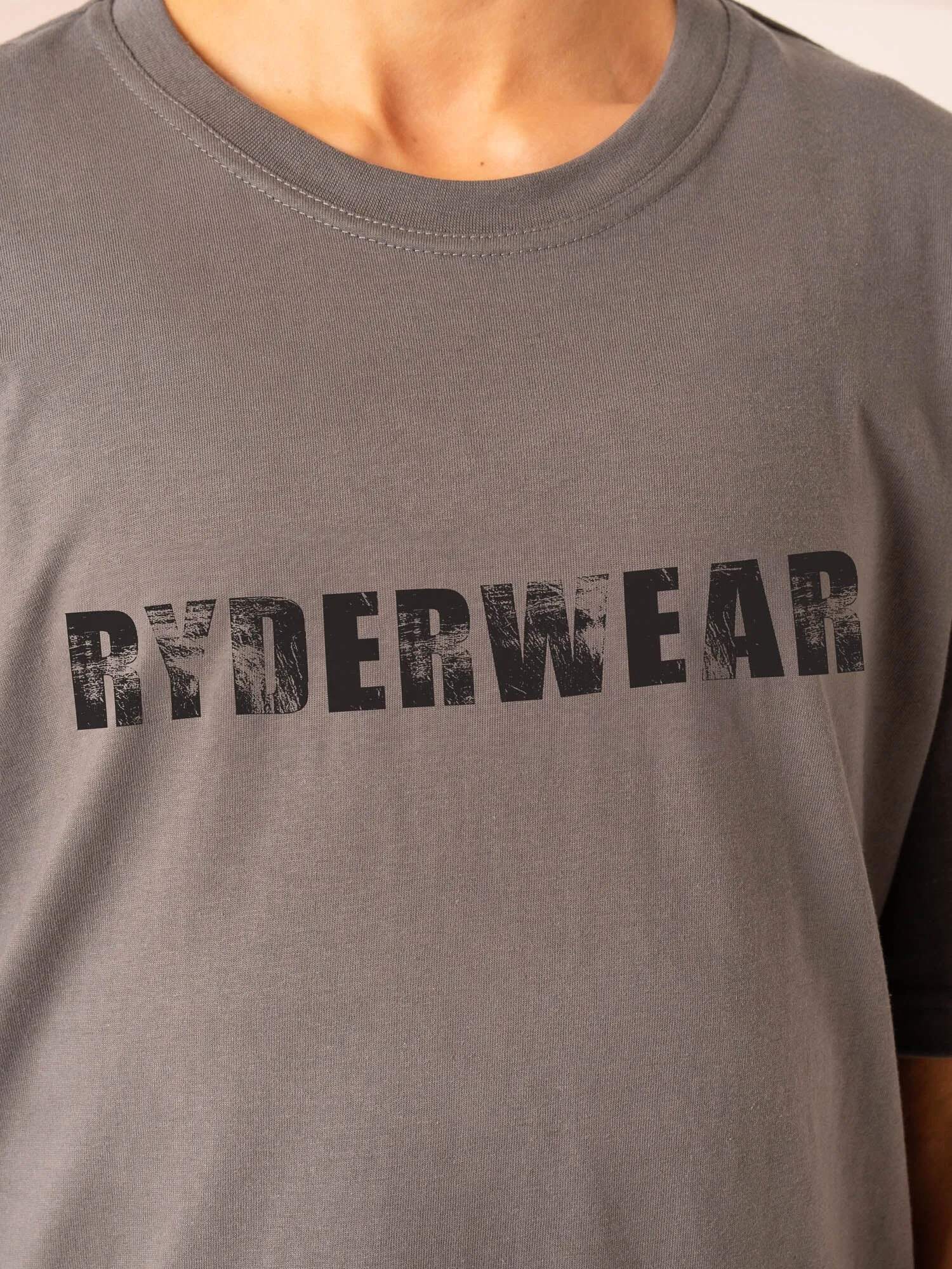 Casual Flex Fit Weekend Comfort Wear Training T-Shirt - Charcoal