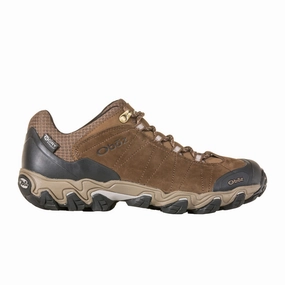 Hold Sure Oboz Bridger Low B-DRY Hiking Shoe (Men) - Canteen