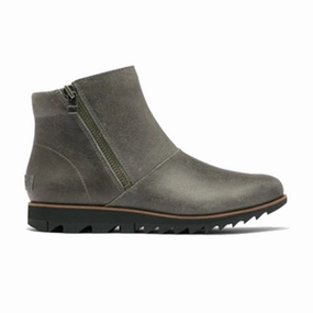 Soft Steps Sorel Harlow Zip Ankle Boot (Women) - Quarry Leather