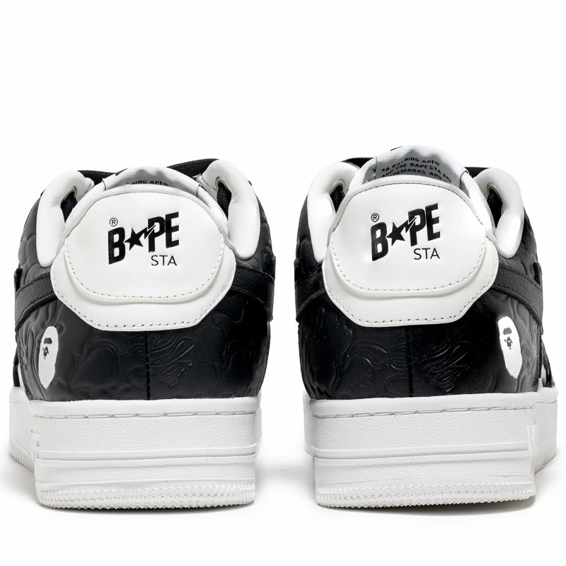 Step Sure Relax Mode A Bathing Ape Bape Sta #4 M1 - Black