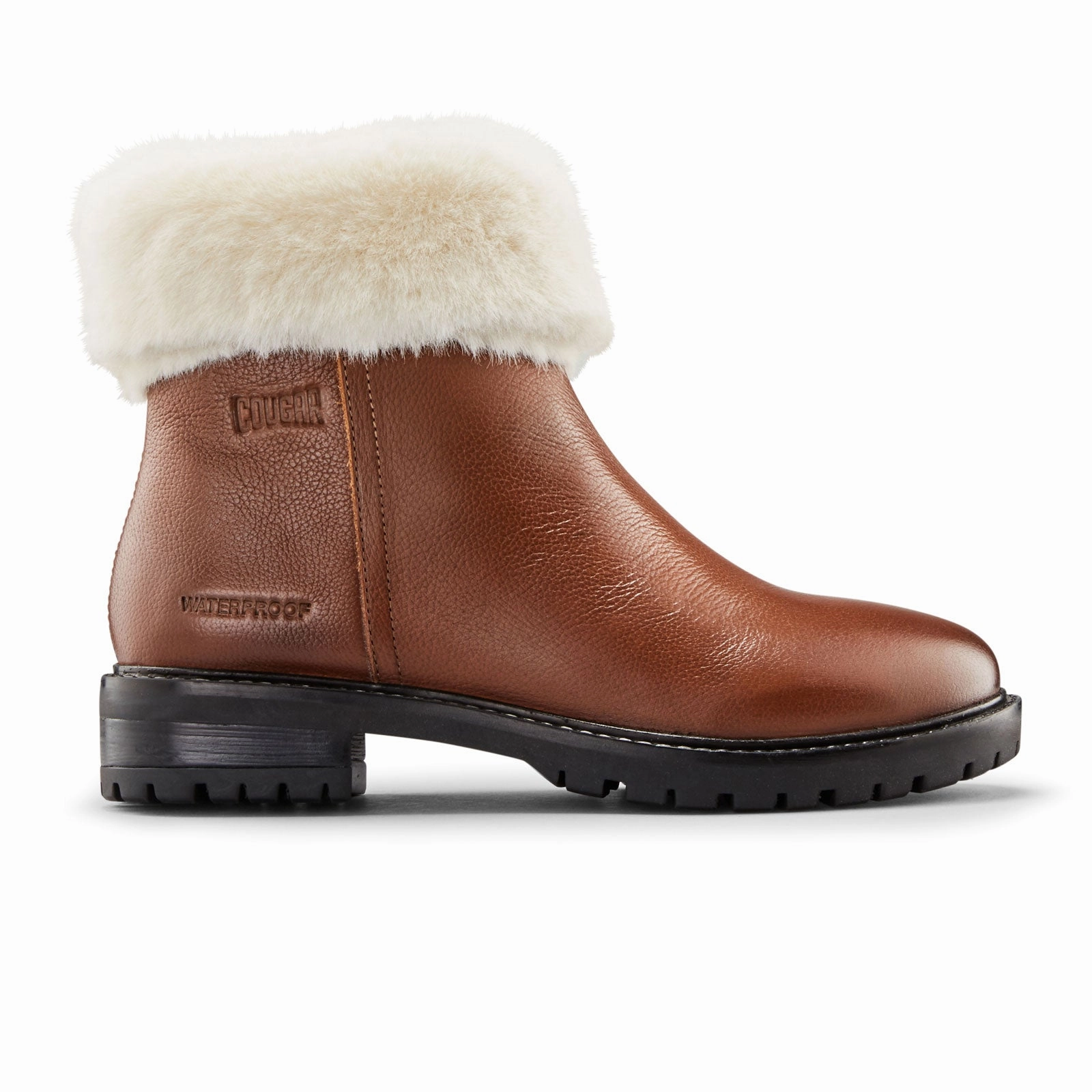Quiet Fit Cougar Kendal Winter Ankle Boot (Women) - Cognac Leather