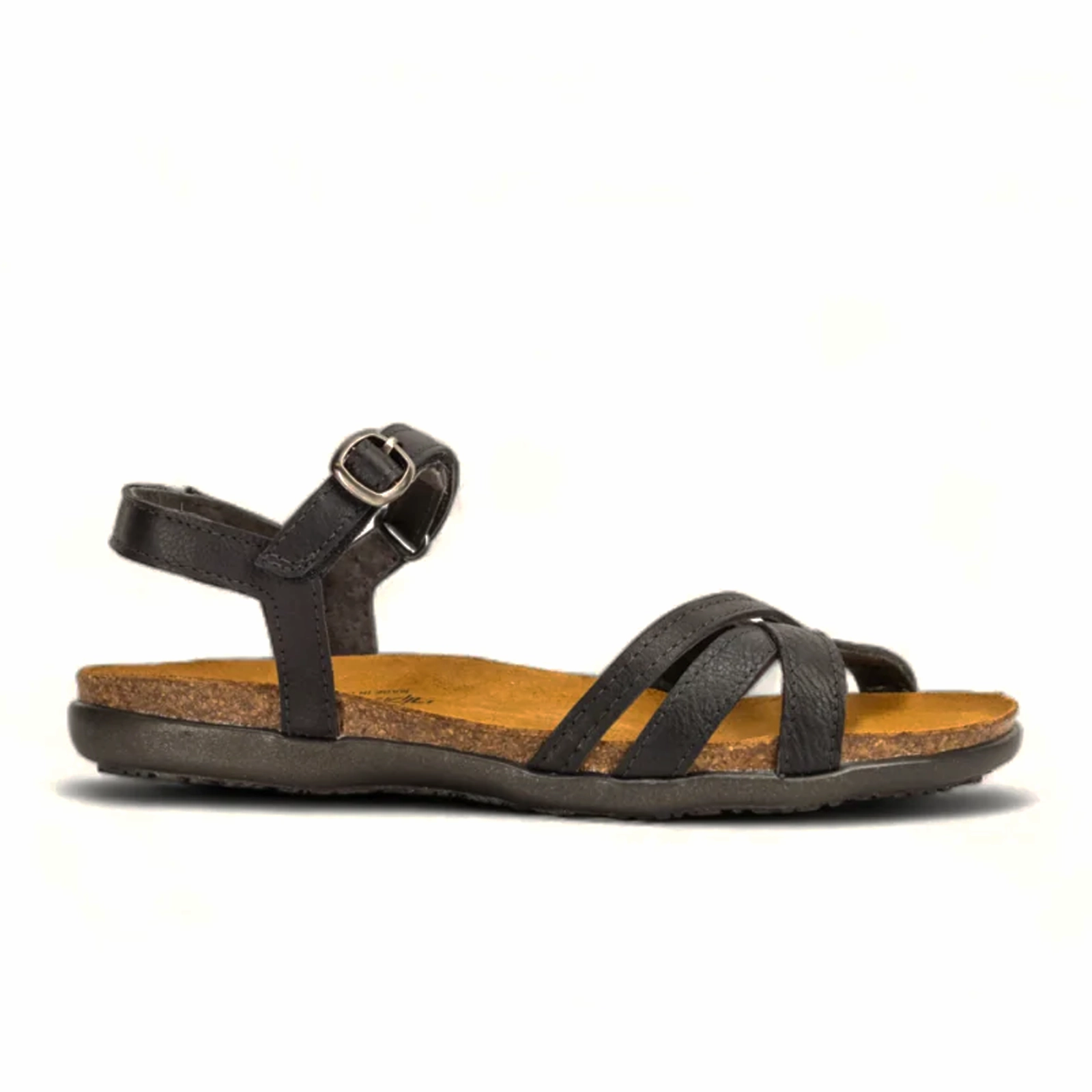 Outdoor Ready Design Naot Patricia Backstrap Sandal (Women) - Soft Black Leather