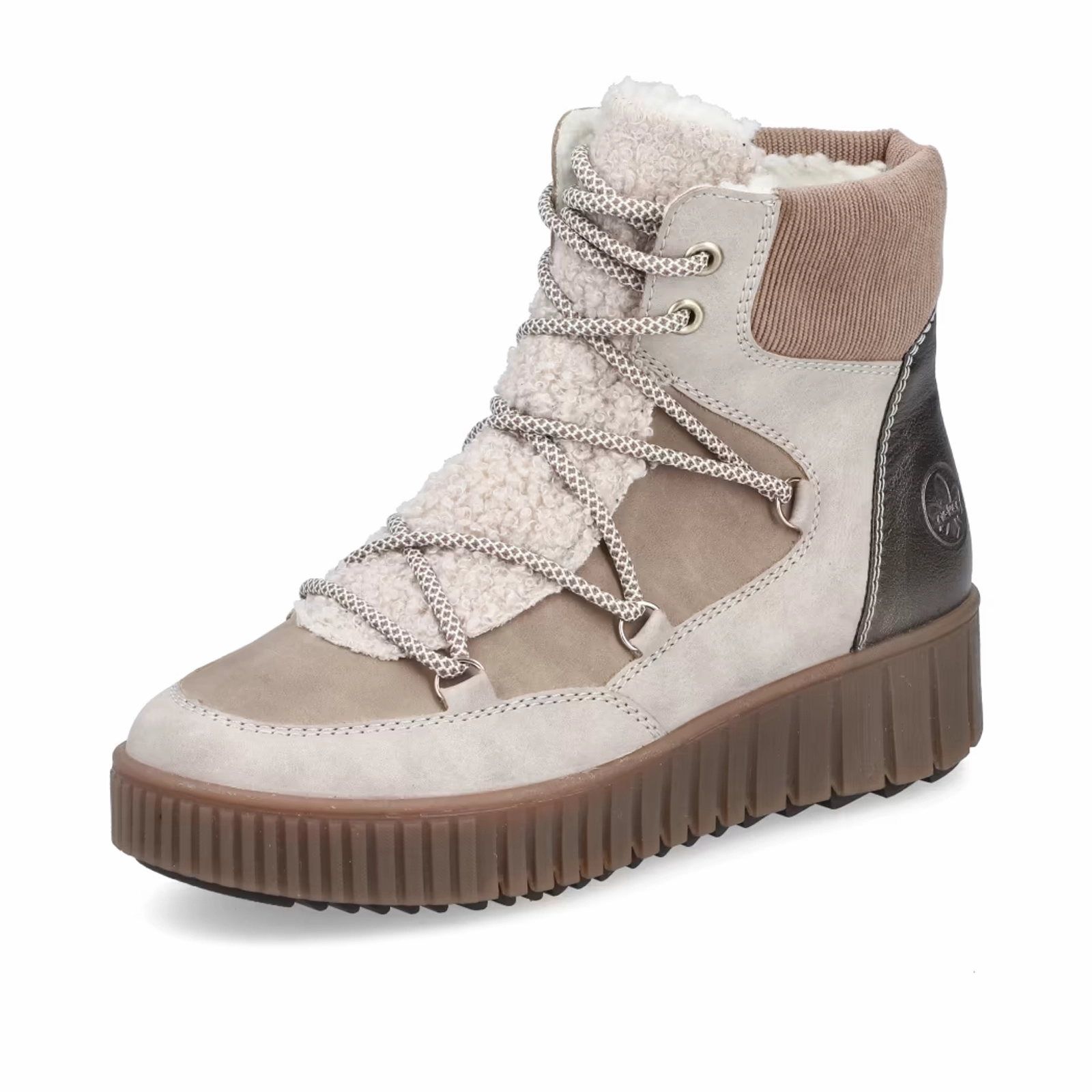 Quick Breeze Cool Pace Rieker Y6120 Trudie Boot (Women) - Champignon/Camel/Beige