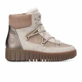 Light Lane Flex Sprint Rieker Y6120 Trudie Boot (Women) - Champignon/Camel/Beige