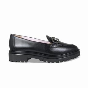 Treasure: Black Leather All-Day Comfortable Shoes