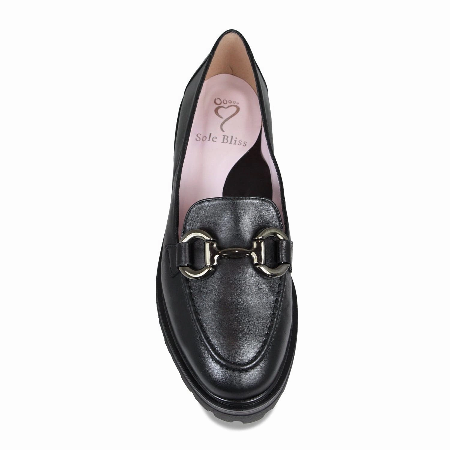 Hike Path Comfortable Walking Flats Treasure: Black Leather