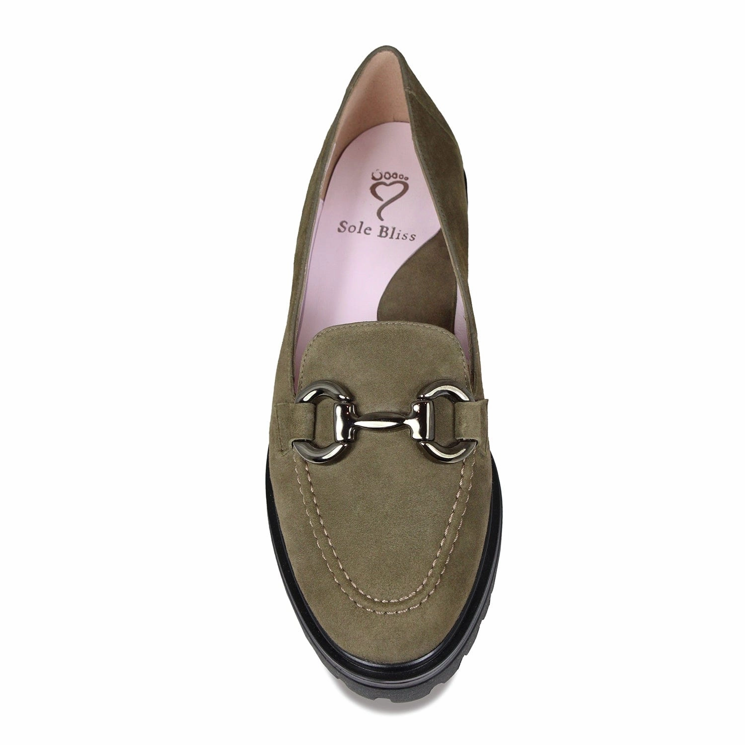 Treasure: Olive Suede Relaxed Look Effortless Stylish Shoes