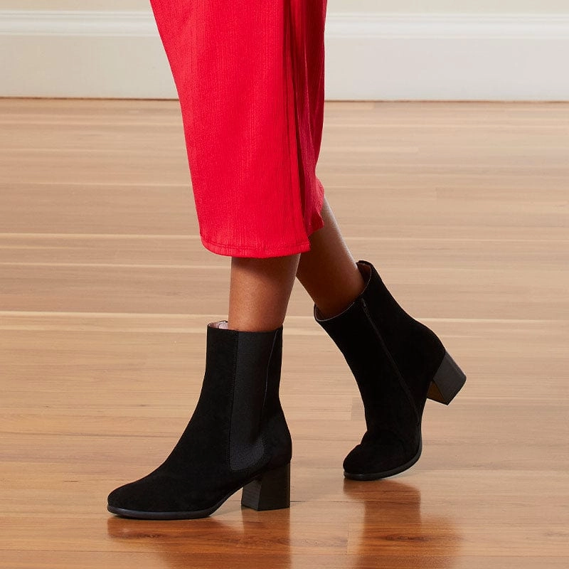 Protective Gear Shopping Lover Fern: Black Suede