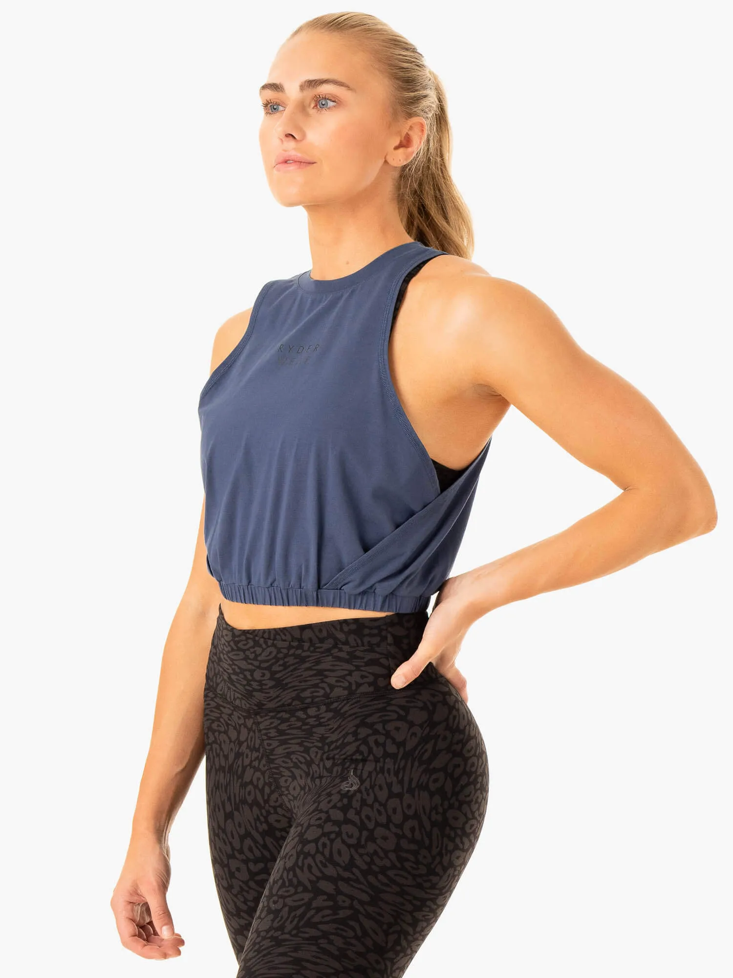 Rotation Tank - Navy Colorfast Dye Method